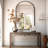 Dochas Aluminum Arch Mirror-35341605-3135992