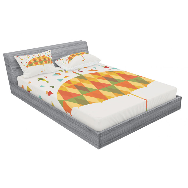 Microfiber Sheet Set, Queen Sheet Set with Fitted Sheet
