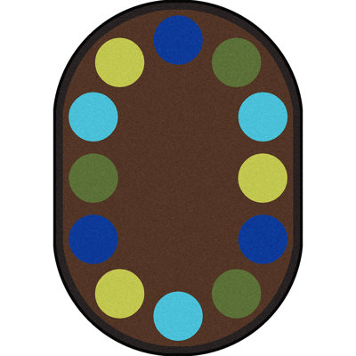 Tapis brun touffeté Lots of Dots