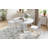Rustic 5-Piece Extendable Dining Table Set Round Trestle Table And 4 Cross Back Dining Chairs For Kitchen-852383000-852383002-852383005