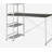 Reversible smart workbench wooden desk White/Brown