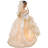 Kurt Adler Lighted Christmas Tree Treetop, 10-Lights, African American Angel, Ivory & Gold, 12in