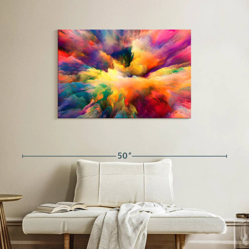 Nuage de couleur abstraite Avery