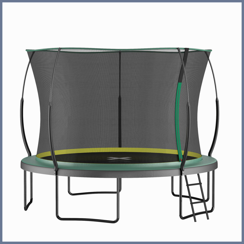 12FT Springfree No Gap Trampoline- Green