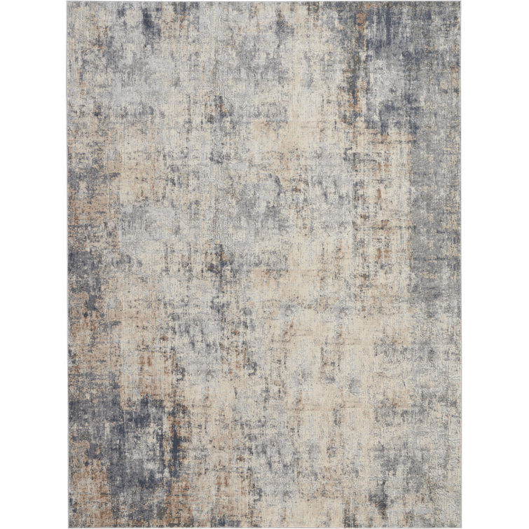 Tapis gris / beige tissé à la machine Comer