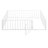 Metal Floor Bed Frame With Fence And Door-1287598595-1287598593