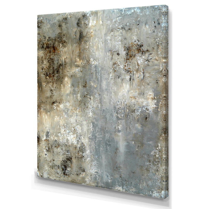Art moderne gris et bleu II 2PT47754, H 20 po x l 12 po x P 1 po