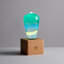 Lampe de table en bois 6,3 po