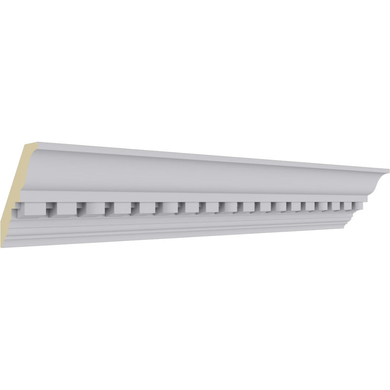 Dentil 3'' H x 96.13'' W x 2.75'' D Urethane Crown
