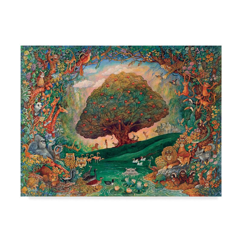 Trademark Art Bill Bell Tree Of Knowledge On Canvas by Bill Bell Print ...