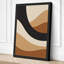 Flowing Forms Mid-Century - Wrapped Canvas-500871260-500871263