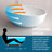 Forma 55'' Freestanding Tub Solid Surface Freestanding Soaking Bathtub-102094217
