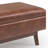 Owen 36"W Small Upholstered Storage Ottoman with Lift Top and Solid Wood Legs-669671673