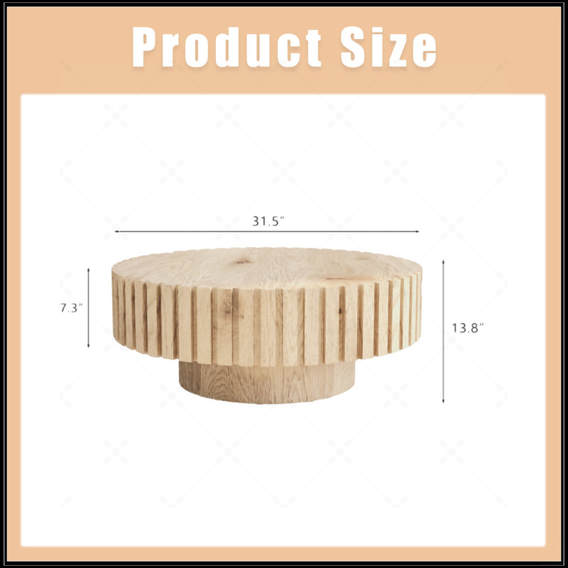 Table basse moderne Modern Minimalist, Bois