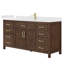 Beckett 66" Freestanding Single Bathroom Vanity with Quartz Top-106453831-129519148-129519150