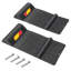 Wheel Stopper W/warning Strip Rubber Draught Excluder