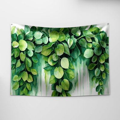 Tapisserie murale Botanical Pilea