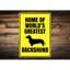 «Greatest Dachshund» en aluminium-58216539