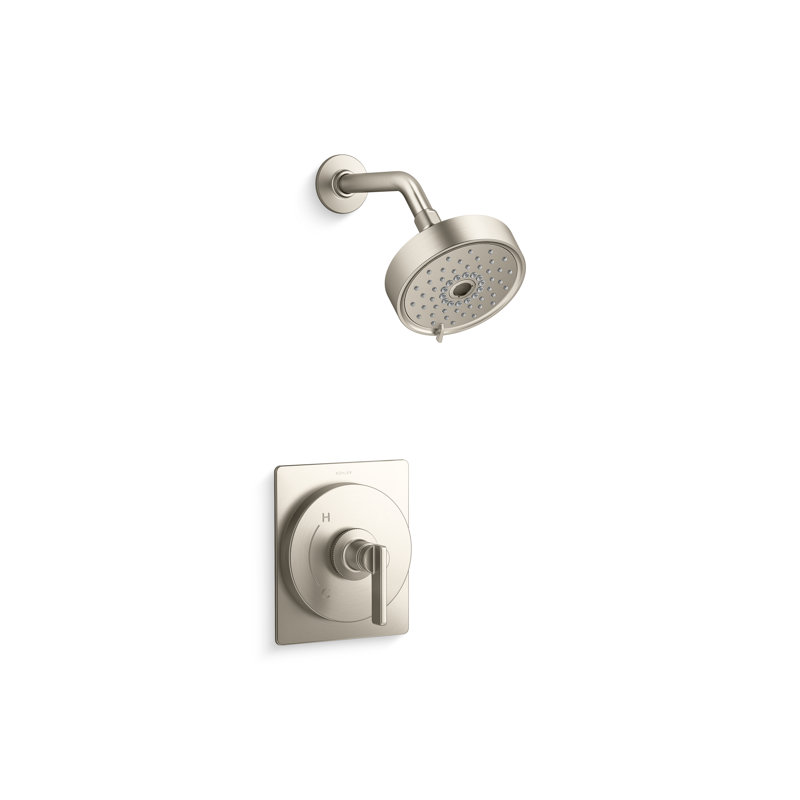 Castia by Studio McGee Rite-Temp Shower Trim Kit 2.5 GPM, Brushed Nickel