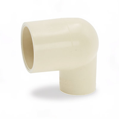 SUPPLYGIANT 10pcs 3/4 x 1/2 Inch CPVC 90 Degree Elbow Socket x Socket Fitting