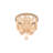 Hudson 12 inch Beaded Flush mount in Beige
