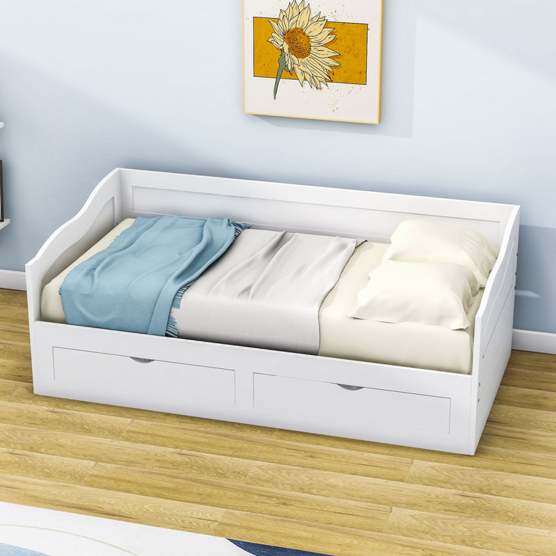 Lit de jour avec couchette Naoise, Blanc