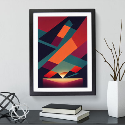 Incomparable Abstract Sunset - Wall Art