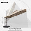 Parasol rectangulaire en porte-à-faux à DEL 120 po x 156 po avec base à roulettes-1042198703