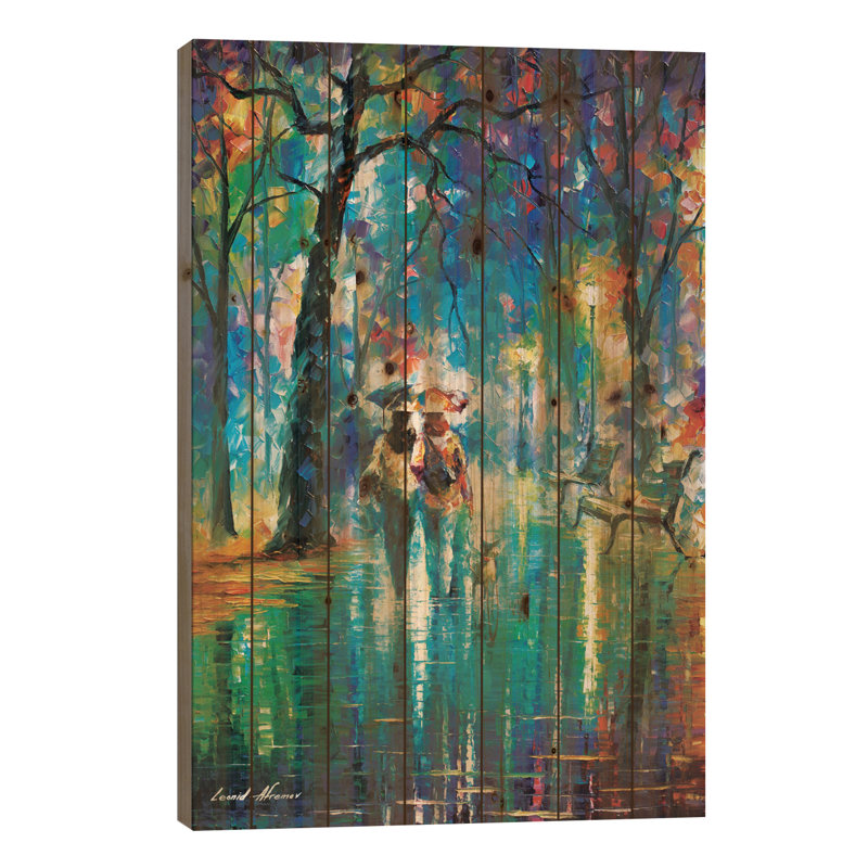 «Little Friend On Wood» par Leonid Afremov, H 26 po x l 18 po x P 1,5 po
