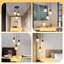 3 - Light Pendant amber Glass Amarieon
