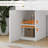 Catrimown Desk with 7 Drawers, 54 Inch Computer Desk with Cabinet for Work Writing Study, Vanity Desk with Golden Handle, Bedroom-1989065563