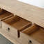 Buffet en bois de pin à 4 tiroirs de 70 po de largeur Porfério