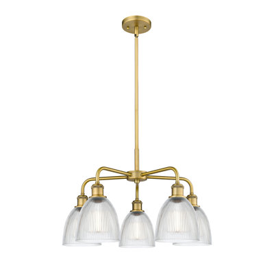 Lustre en dôme à intensité variable à 5 lumières Densel
