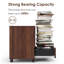 Classeur vertical à 3 tiroirs avec classeurs mobiles en bois sous le bureau pour roulettes (non assemblé)-346543000