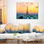 Eiffel au lever du soleil à Paris - Coussin imprimé paysage urbain-31040681-31040684