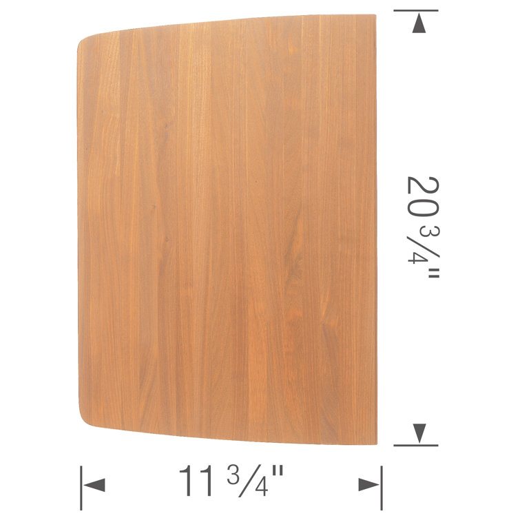 Kraus Kore 16.75-in L x 12-in W Wood Cutting Board in the Cutting Boards  department at