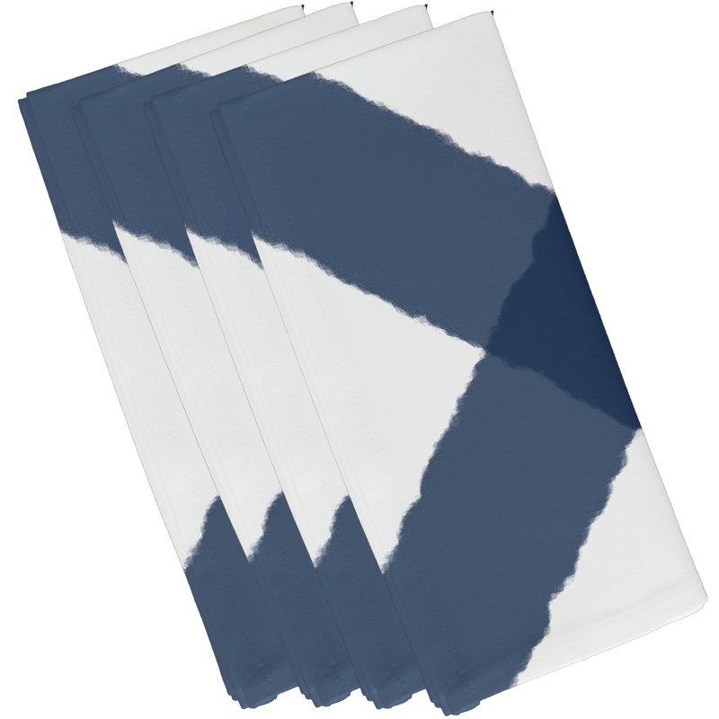 Ensemble de serviettes 4 pièces Aksel, Bleu marine
