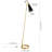 Dwayne 62.25'' Brushed Brass Traditional Floor Lamp Set