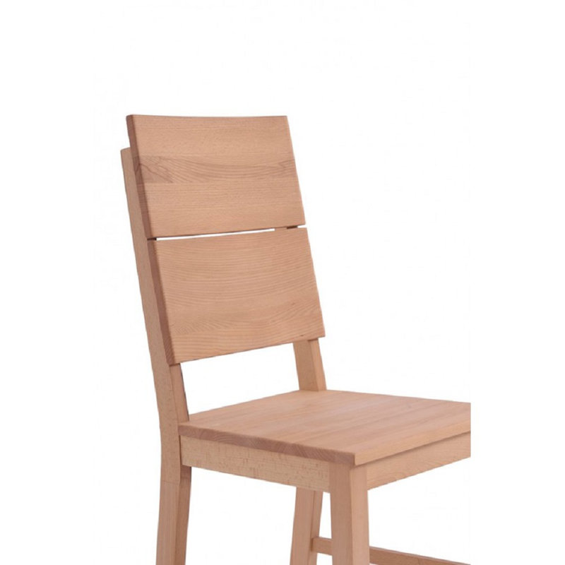 Trimble 47cm H Solid Wood Side Chair in Brown