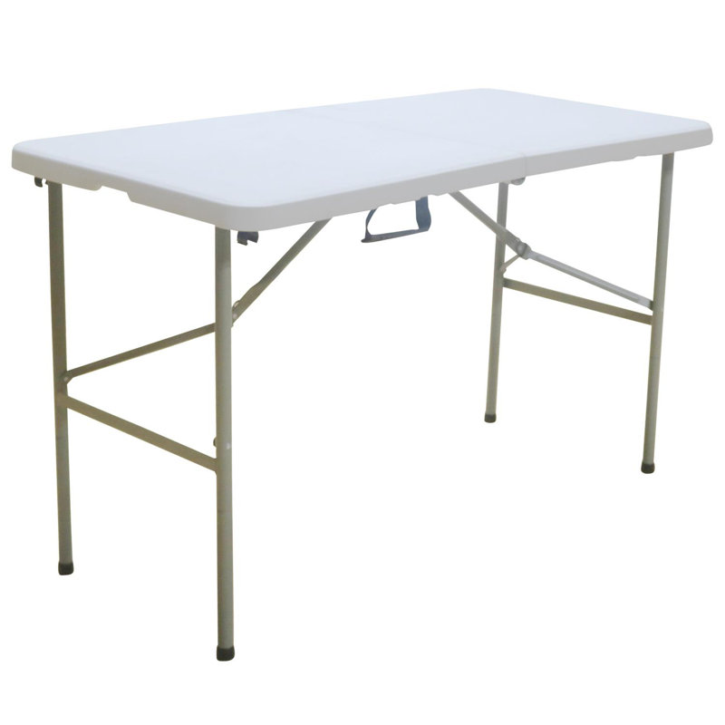Dreanda Rectangular Steel Outdoor Camping Table - 122 cm W 61 cm D