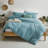 MILDLY Home essentials Super Soft Duvet Cover - 100% Washed Microfiber Comforter Cover Set 3 Pieces,Wrinkle-resistant and highly elastic-1546220874-1546220890