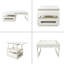 Tables basses 3 en 1 avec armoire de rangement