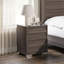 Tables de chevet Louby avec station de charge, gris-1391561602