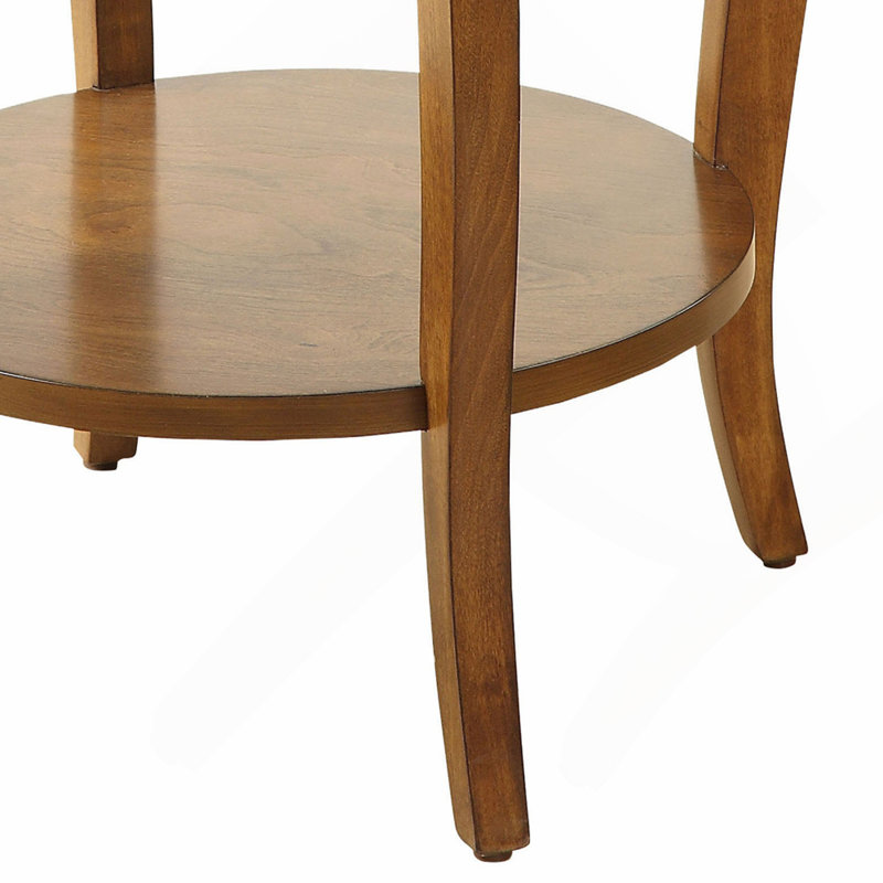 Table de bout en noyer avec 1 tiroir