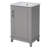 Modern Small Bathroom Vanity Cabinet With Ceramic Basin-1150876370