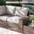 10 - Person Rattan Outdoor Conversation Sets With Fire Fit Table-119401201