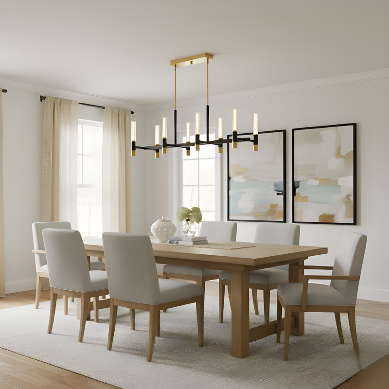 Davies Integrated LED Brushed Gold Island Light