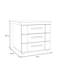 Nuzzo 50cm W Manufactured Wood Bedside Table