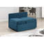 Fauteuil convertible 1 pièce de style contemporain en tissu bleu avec rangement fonctionnel et coussins de salon-71919068