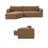 Left Sectional Taupe